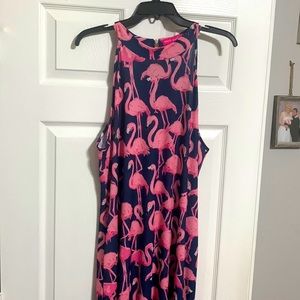 Simply Southern full length flamingo dress xxl